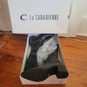 La Canadienne Black Leather Boots. GREAT condition! Size 39.5